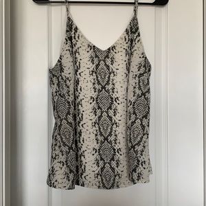 snake skin tank top